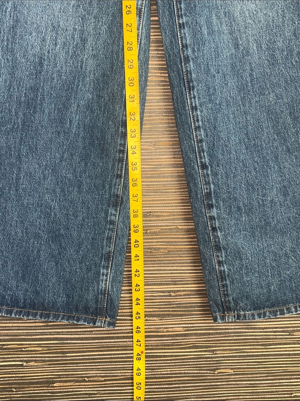 NWT Blanknyc The Harrison Low Rise Baggy Ankle Tie Jeans 27 Midnight Contrast - Picture 15 of 17